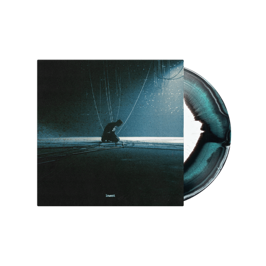 lowest vinyl (blue)