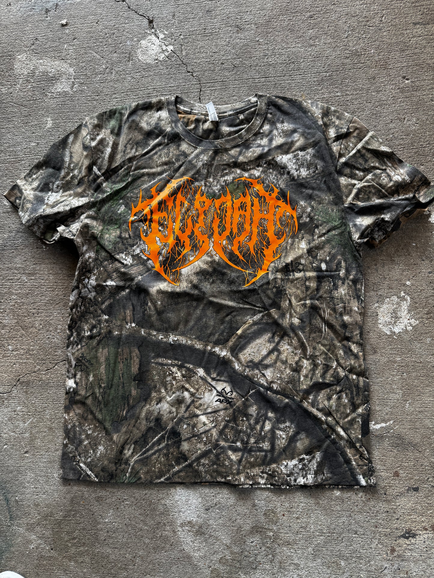 Metal Font Camo